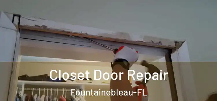 Closet Door Repair Fountainebleau-FL