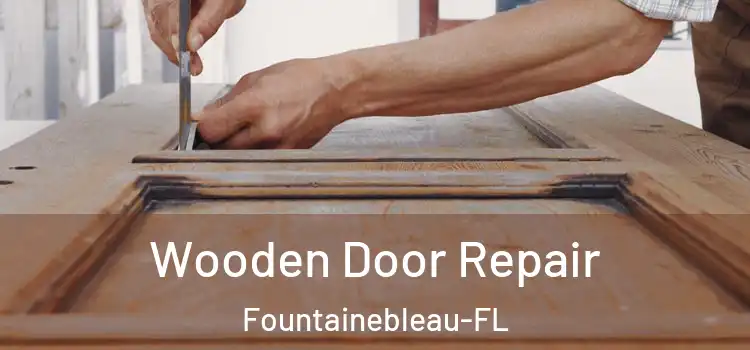 Wooden Door Repair Fountainebleau-FL